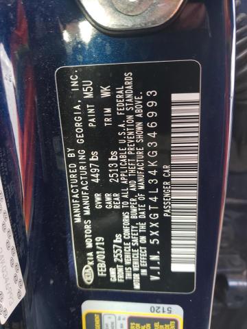 5XXGT4L34KG346993 KIA Optima Lx