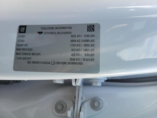 1GTU9FEL2KZ418569 GMC Sierra K1500 Denali
