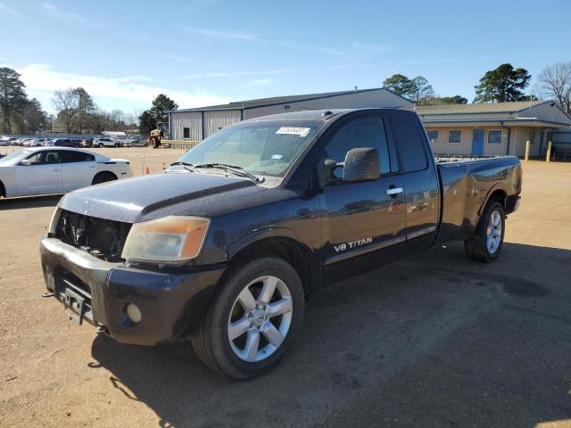 Salvage cars for sale from Copart Longview, TX: 2008 Nissan Titan XE
