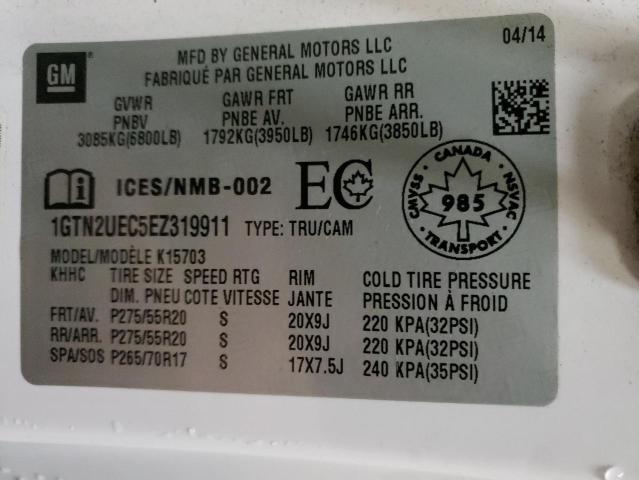 1GTN2UEC5EZ319911 GMC Sierra K1500 Sle