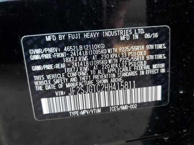 JF2SJGTC2HH415811 Subaru Forester 2.0xt Touring