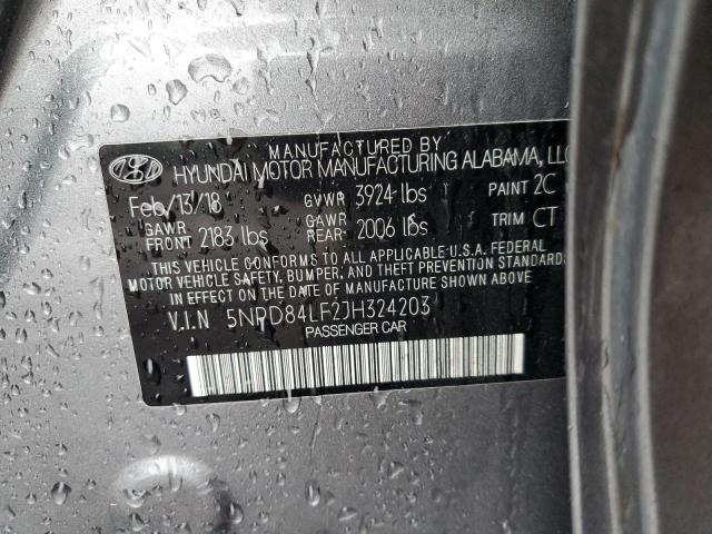 2018 HYUNDAI ELANTRA SE 5NPD84LF2JH324203