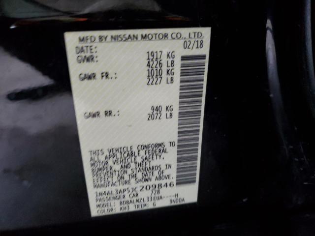 2018 NISSAN 210 1N4AL3AP5JC209846
