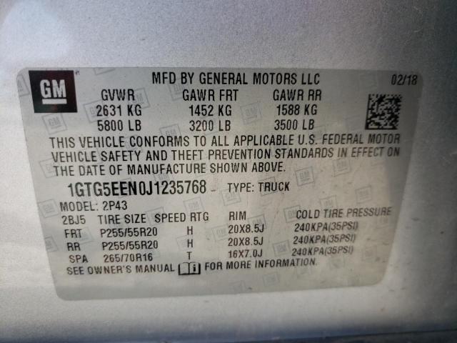 2018 GMC CANYON DEN - 1GTG5EEN0J1235768