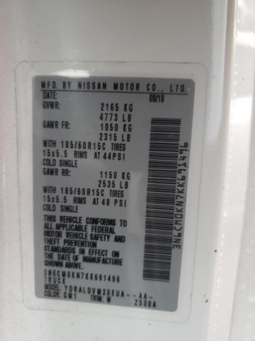 2019 NISSAN NV200 2.5S - 3N6CM0KN7KK691496