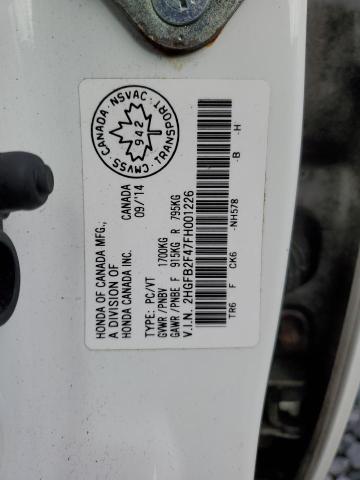 2015 HONDA CIVIC LX - 2HGFB2F47FH001226