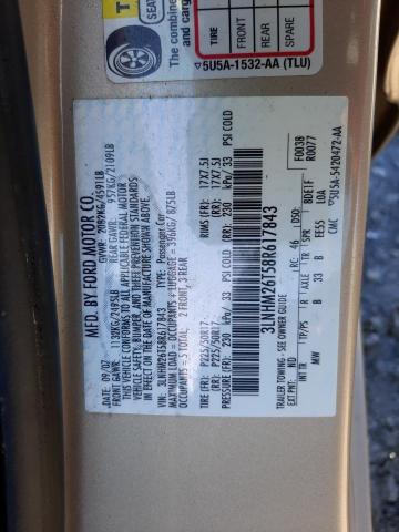 3LNHM26T58R617843 Lincoln MKZ