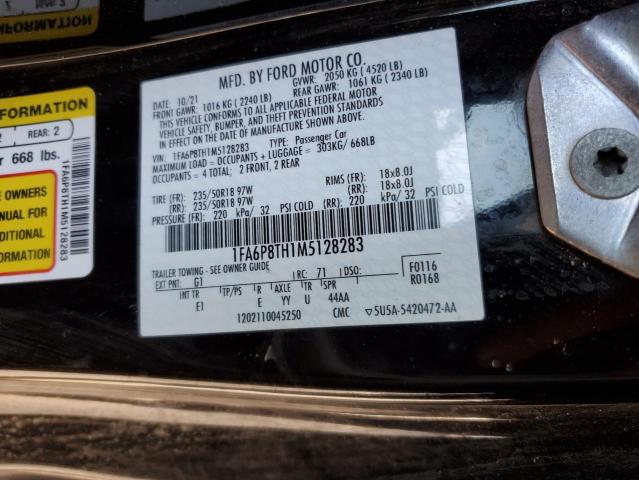 2021 FORD MUSTANG - 1FA6P8TH1M5128283