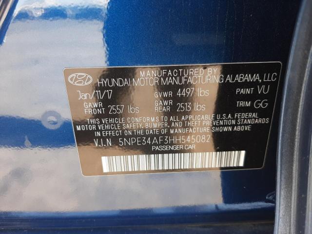 2017 HYUNDAI SONATA SPO 5NPE34AF3HH545082