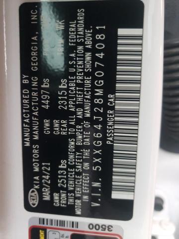 2021 KIA K5 GT LINE - 5XXG64J28MG074081