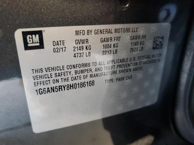 2017 CADILLAC ATS-V - 1G6AN5RY8H0186168