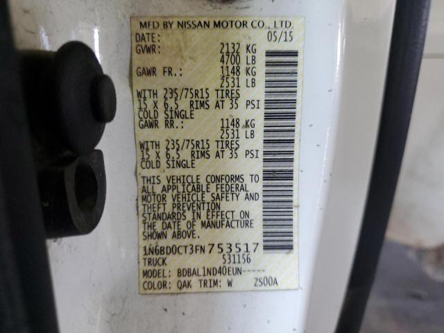 1N6BD0CT3FN753517 Nissan FRONTIER S