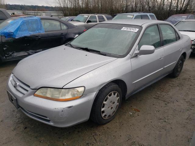 Salvage cars for sale from Copart Arlington, WA: 2002 Honda Accord LX