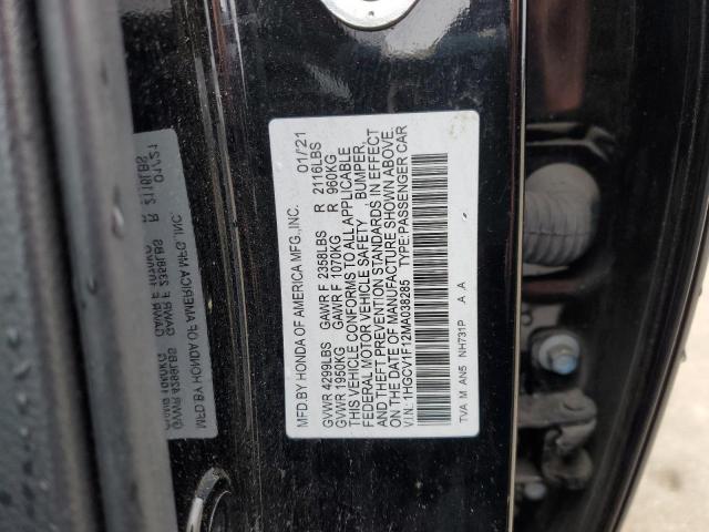 2021 HONDA ACCORD LX - 1HGCV1F12MA038285