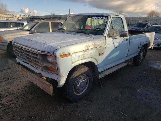 Salvage cars for sale from Copart Arlington, WA: 1986 Ford F250