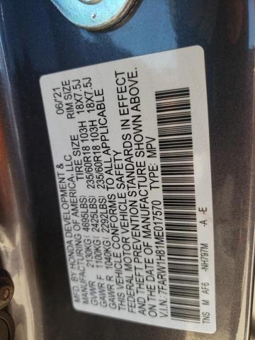 2021 HONDA CR-V EXL - 7FARW1H81ME017570