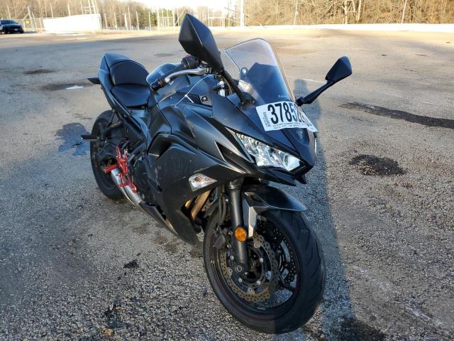 Salvage motorcycles for sale at Grenada, MS auction: 2022 Kawasaki EX650 N