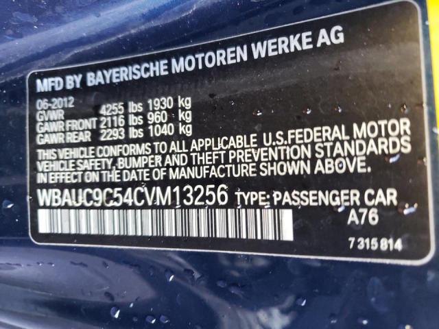 WBAUC9C54CVM13256 BMW 135 I