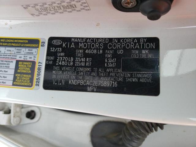 KNDPBCAC2E7589716 KIA Sportage Lx