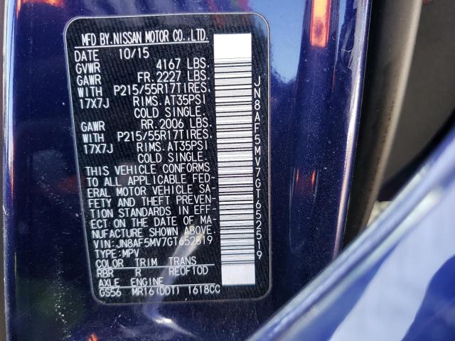 2016 NISSAN JUKE S - JN8AF5MV7GT652519