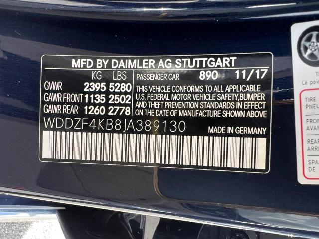 2018 MERCEDES-BENZ E 300 4MAT - WDDZF4KB8JA389130