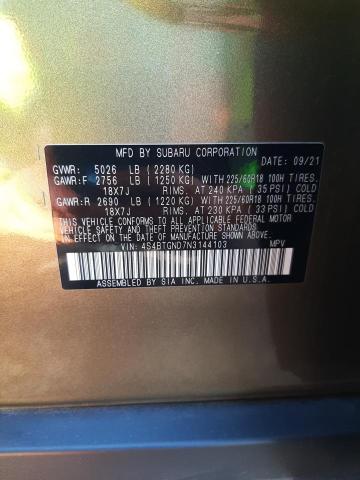 4S4BTGND7N3144103 Subaru Outback Limited Xt