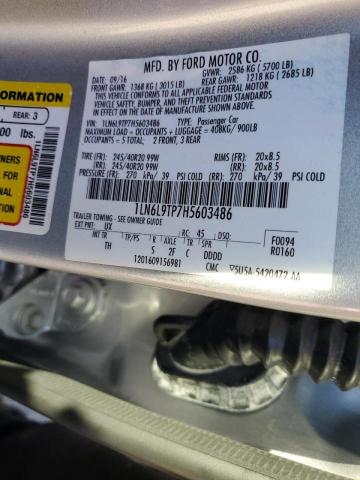 1LN6L9TP7H5603486 Lincoln CONTINENTL