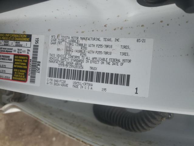 2021 TOYOTA TUNDRA DOU - 5TFRY5F15MX281836