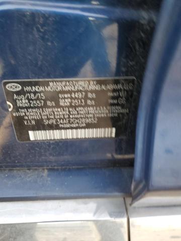 2016 HYUNDAI SONATA SPO 5NPE34AF7GH289852