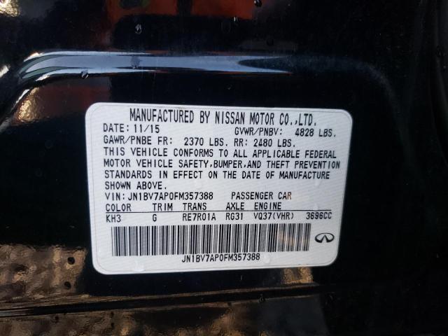 2015 INFINITI Q50 BASE - JN1BV7AP0FM357388
