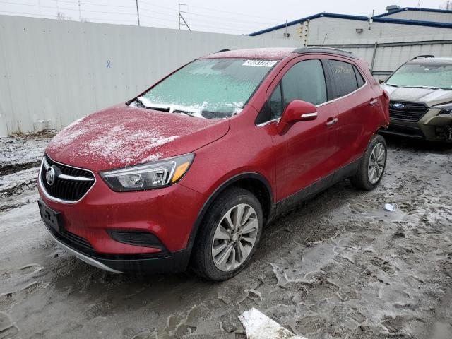 Salvage cars for sale from Copart Albany, NY: 2019 Buick Encore PRE