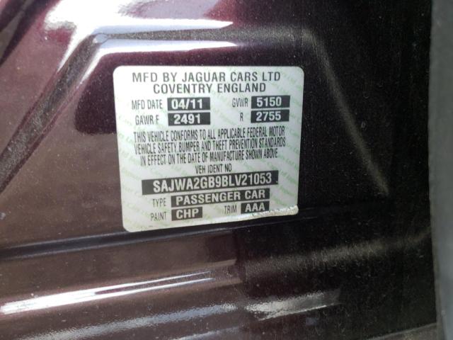 SAJWA2GB9BLV21053 Jaguar XJL