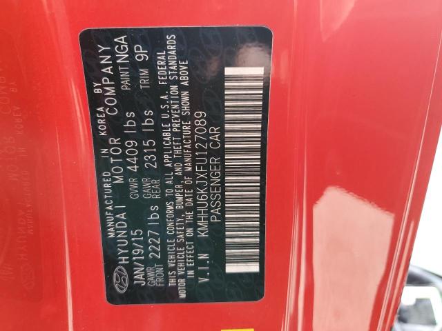 2015 HYUNDAI GENESIS CO - KMHHU6KJXFU127089