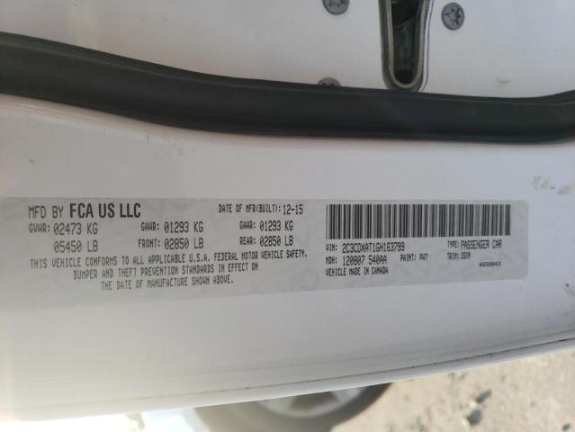 2016 DODGE CHARGER PO 2C3CDXAT1GH163799