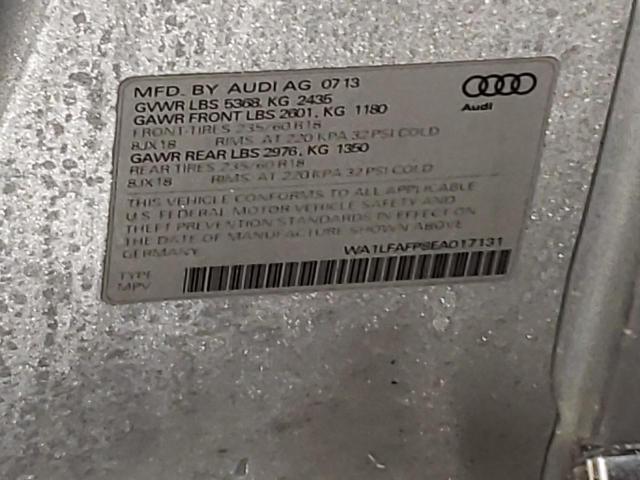 VIN WA1LFAFP8EA017131 2014 Audi Q5, Premium Plus no.12