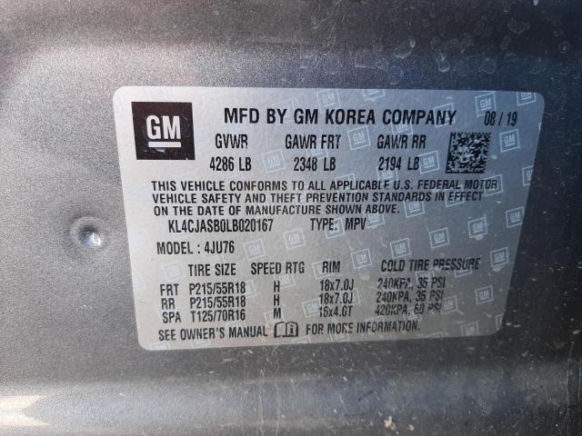 KL4CJASB0LB020167 Buick Encore Preferred