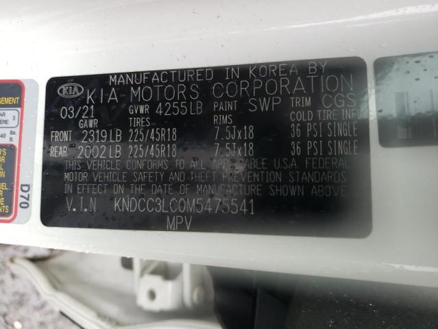 2021 KIA NIRO TOURI - KNDCC3LC0M5475541