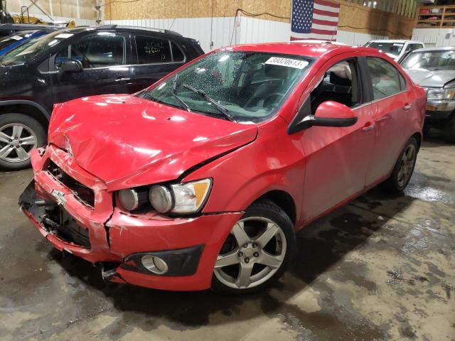 Salvage cars for sale from Copart Anchorage, AK: 2015 Chevrolet Sonic LTZ