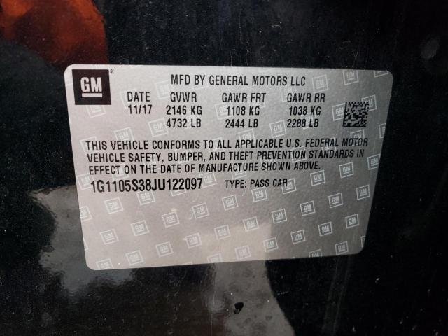2018 CHEVROLET IMPALA LT - 1G1105S38JU122097