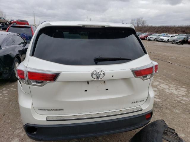  TOYOTA HIGHLANDER 2014 Белый