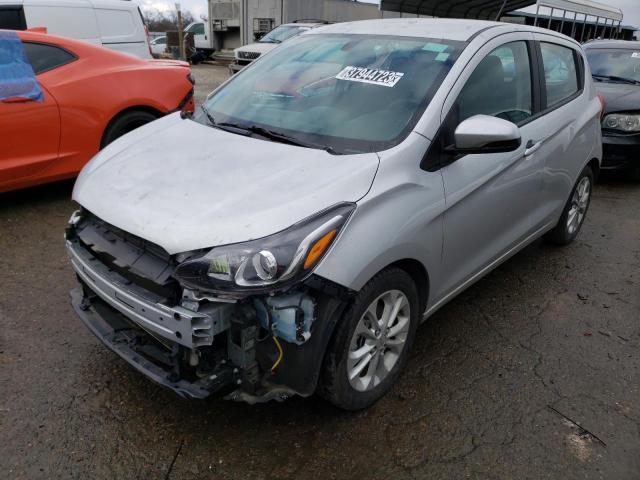 Salvage cars for sale from Copart Fresno, CA: 2021 Chevrolet Spark 1LT