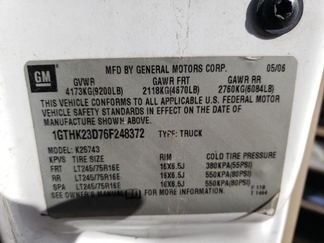 1GTHK23D76F248372 GMC Sierra K2500 Heavy Duty