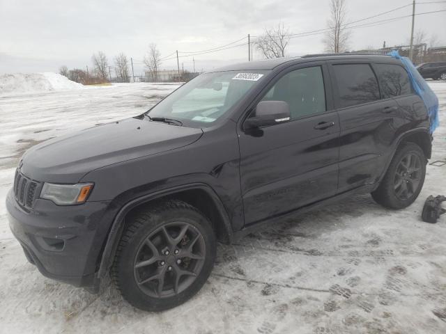 Salvage cars for sale from Copart Montreal Est, QC: 2021 Jeep Grand Cherokee Limited