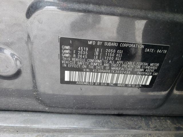 4S3BNAR67K3032498 Subaru Legacy Sport