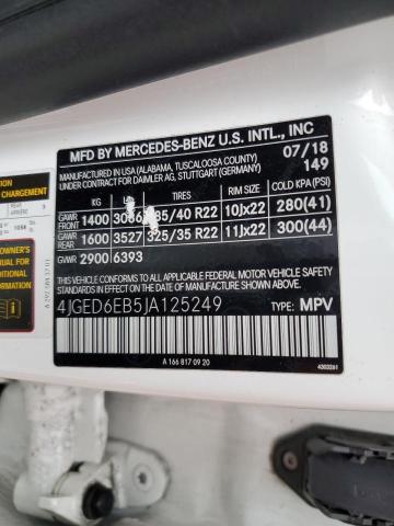 2018 MERCEDES-BENZ GLE COUPE - 4JGED6EB5JA125249