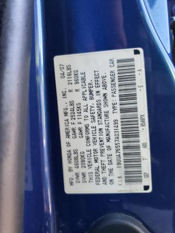 19UUA76557A031499 Acura TL TYPE S