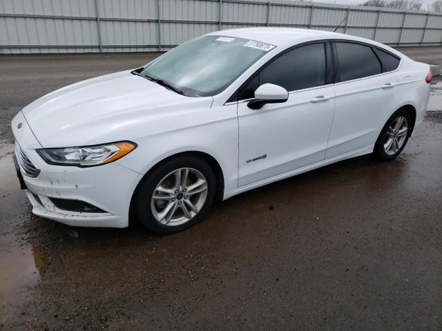 Ford salvage cars for sale: 2018 Ford Fusion S Hybrid