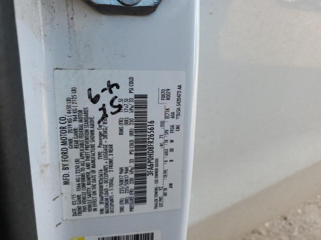 2015 FORD FUSION SE - 3FA6P0HD8FR265616