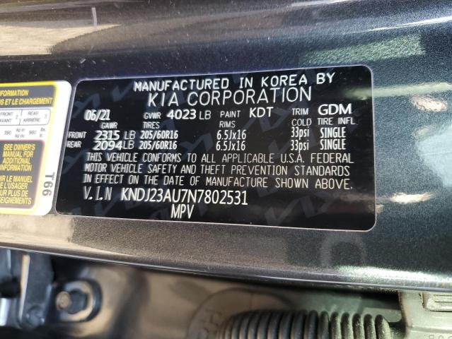 KNDJ23AU7N7802531 KIA SOUL LX