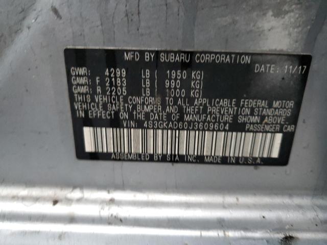 4S3GKAD60J3609604 Subaru Impreza Premium Plus